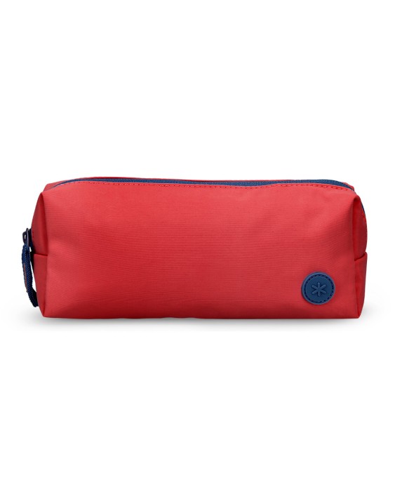 Estuche portatodo antartik basic pack 1 compartimento granate compañero mochila 80x55x210 mm