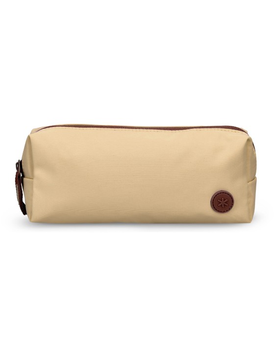 Estuche portatodo antartik basic pack 1 compartimento beige compañero mochila 80x55x210 mm