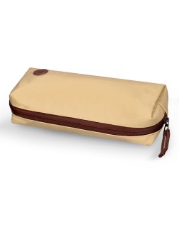 Estuche portatodo antartik basic pack 1 compartimento beige compañero mochila 80x55x210 mm
