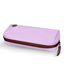 Estuche portatodo antartik basic pack 1 compartimento morado compañero mochila 80x55x210 mm