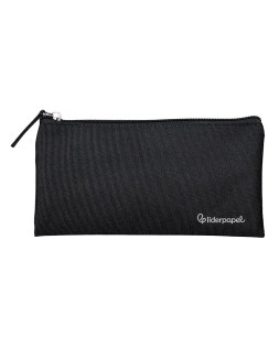 Estuche portatodo liderpapel plano ancho una cremallera 200x100 mm negro