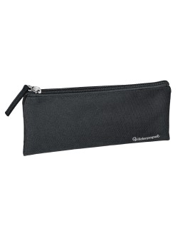 Estuche portatodo liderpapel plano ancho una cremallera 200x100 mm negro