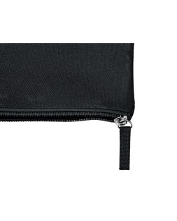 Estuche portatodo liderpapel plano ancho una cremallera 200x100 mm negro