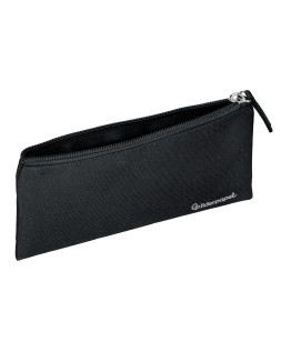Estuche portatodo liderpapel plano ancho una cremallera 200x100 mm negro