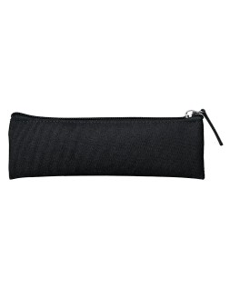Estuche portatodo liderpapel plano estrecho una cremallera 200x60 mm negro