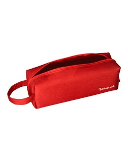 Estuche portatodo liderpapel classic rectangular con asa 210x70mm rojo