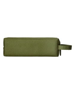 Estuche portatodo liderpapel classic rectangular con asa 210x70mm verde militar