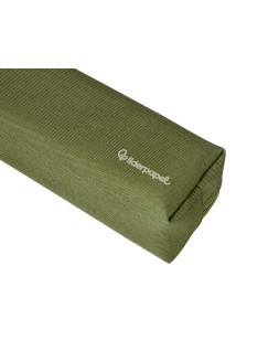 Estuche portatodo liderpapel classic rectangular con asa 210x70mm verde militar