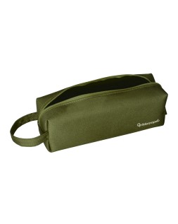 Estuche portatodo liderpapel classic rectangular con asa 210x70mm verde militar