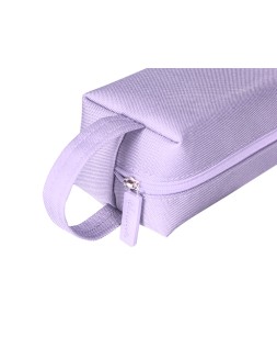 Estuche portatodo liderpapel classic rectangular con asa 210x70mm lila