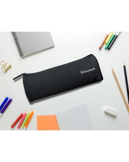 Estuche portatodo liderpapel classic cilindrico ancho 210x70mm negro