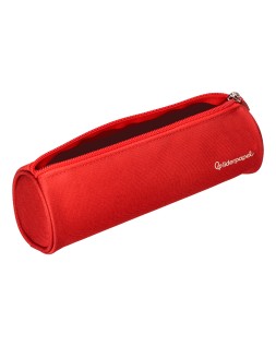 Estuche portatodo liderpapel classic cilindrico ancho 210x70mm rojo