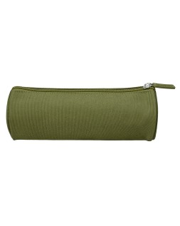 Estuche portatodo liderpapel classic cilindrico ancho 210x70mm verde militar