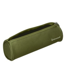 Estuche portatodo liderpapel classic cilindrico ancho 210x70mm verde militar