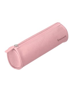 Estuche portatodo liderpapel classic cilindrico ancho 210x70mm rosa