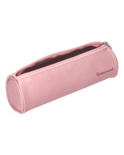 Estuche portatodo liderpapel classic cilindrico ancho 210x70mm rosa