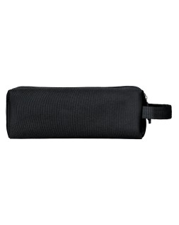 Estuche portatodo liderpapel classic rectangular con asa 2 cremalleras 210 x80mm negro