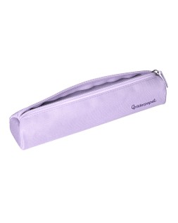 Estuche portatodo liderpapel slim cilindrico 220x45mm lila