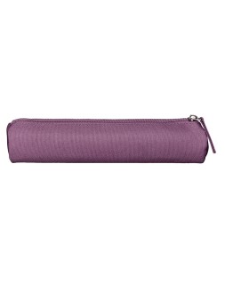 Estuche portatodo liderpapel slim cilindrico 220x45mm morado empolvado