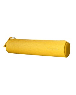 Estuche portatodo liderpapel slim cilindrico 220x45mm amarillo