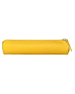 Estuche portatodo liderpapel slim cilindrico 220x45mm amarillo