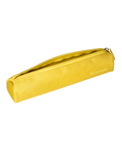 Estuche portatodo liderpapel slim cilindrico 220x45mm amarillo
