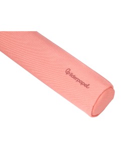 Estuche portatodo liderpapel slim cilindrico 220x45mm rosa