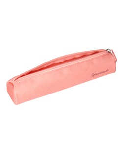 Estuche portatodo liderpapel slim cilindrico 220x45mm rosa