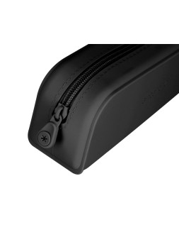 Estuche portatodo antartik prisma silicona soft rectangular 185x50x75 mm color negro