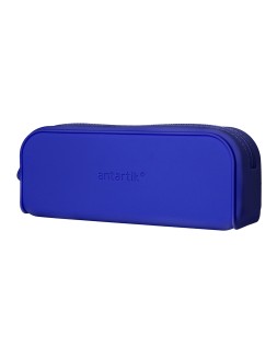 Estuche portatodo antartik prisma silicona soft rectangular 185x50x75 mm color azul oscuro