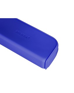 Estuche portatodo antartik prisma silicona soft rectangular 185x50x75 mm color azul oscuro