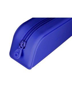 Estuche portatodo antartik prisma silicona soft rectangular 185x50x75 mm color azul oscuro