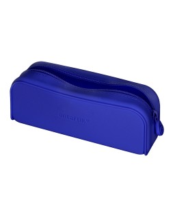 Estuche portatodo antartik prisma silicona soft rectangular 185x50x75 mm color azul oscuro