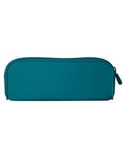 Estuche portatodo antartik prisma silicona soft rectangular 185x50x75 mm color turquesa