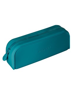 Estuche portatodo antartik prisma silicona soft rectangular 185x50x75 mm color turquesa
