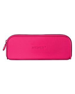 Estuche portatodo antartik prisma silicona soft rectangular 185x50x75 mm rosa fucsia