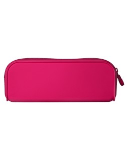 Estuche portatodo antartik prisma silicona soft rectangular 185x50x75 mm rosa fucsia