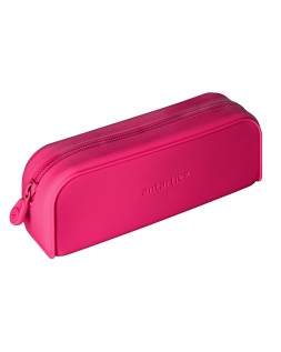 Estuche portatodo antartik prisma silicona soft rectangular 185x50x75 mm rosa fucsia
