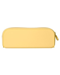Estuche portatodo antartik prisma silicona soft rectangular 185x50x75 mm color amarillo