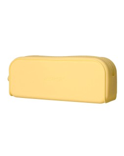 Estuche portatodo antartik prisma silicona soft rectangular 185x50x75 mm color amarillo
