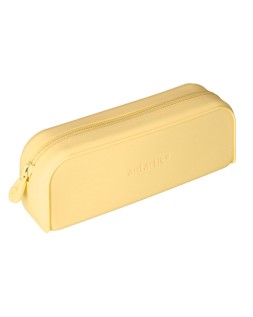 Estuche portatodo antartik prisma silicona soft rectangular 185x50x75 mm color amarillo