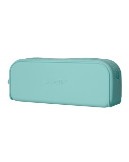 Estuche portatodo antartik prisma silicona soft rectangular 185x50x75 mm menta