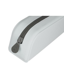 Estuche portatodo antartik prisma silicona soft rectangular 185x50x75 mm gris