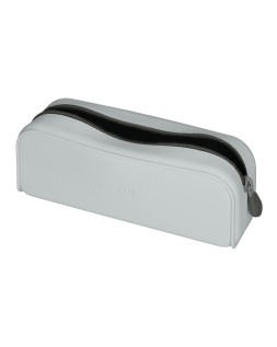 Estuche portatodo antartik prisma silicona soft rectangular 185x50x75 mm gris