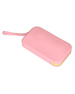 Estuche portatodo antartik tropical dive silicona soft rectangular 190x120x25 mm color rosa chicle