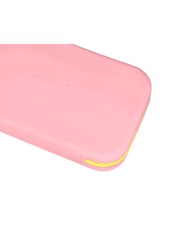 Estuche portatodo antartik tropical dive silicona soft rectangular 190x120x25 mm color rosa chicle