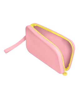 Estuche portatodo antartik tropical dive silicona soft rectangular 190x120x25 mm color rosa chicle