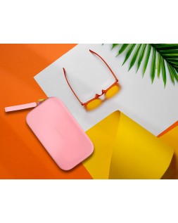 Estuche portatodo antartik tropical dive silicona soft rectangular 190x120x25 mm color rosa chicle