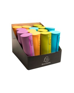 Bolso portatodo exacompta pop n co redondo silicona colores surtidos