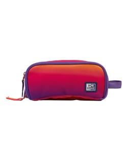 Estuche portatodo oxford kangoo gradient sunset tres cremalleras 80x100x220 mm